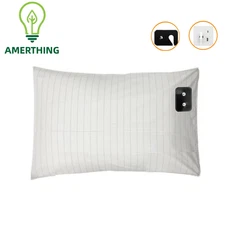 Grounding Pillowcase with 15ft Grounding Cord 20x30in Sleep Therapy Relieve