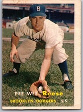 1957 Topps - Pee Wee Reese #30 Brooklyn Dodgers
