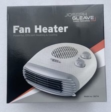 Joseph Gleave Electric Blow Fan Heater 2 Heat Settings Hot Or Cold Air NEW