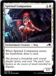 Spirited Companion (Foil) - Kamigawa: Neon Dynasty