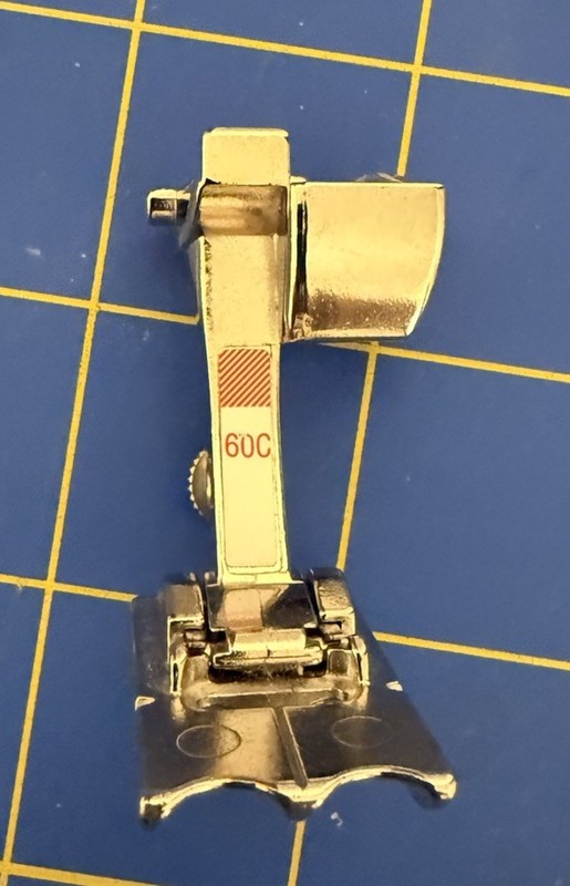 Genuine Bernina 7-8 mm Double Cord Foot #60C