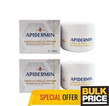 Apidermin Anti-Age Cream Moisturizer Wrinkle Repair Dry Mature Skin 50ml 2-Pack