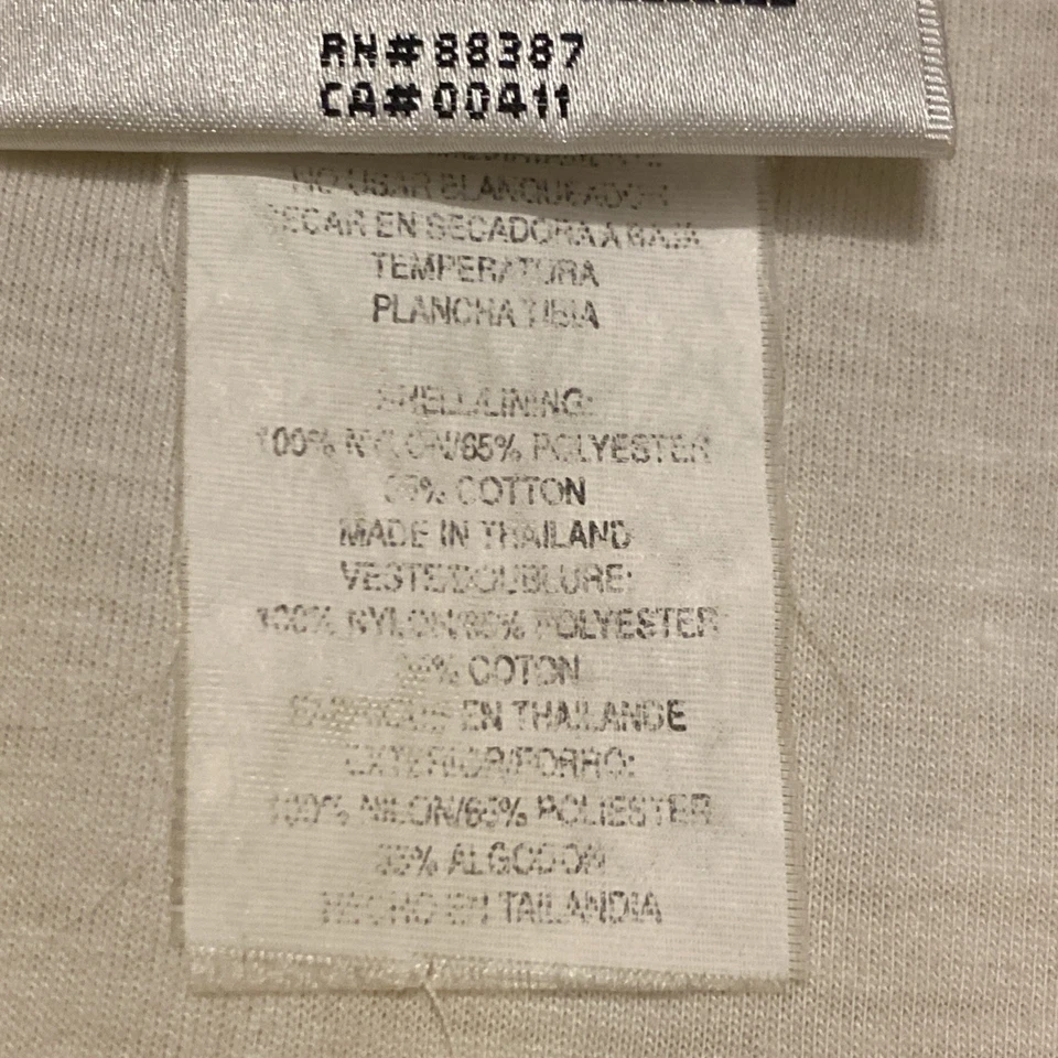 Chaqueta vintage Adidas cremallera completa talla grande negra/amarilla/blanca Foto 4 de 4