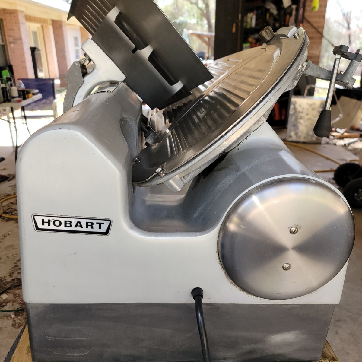 HOBART AUTOMATIC MEAT/CHEESE SLICER Model 1912 automatic 3 speed