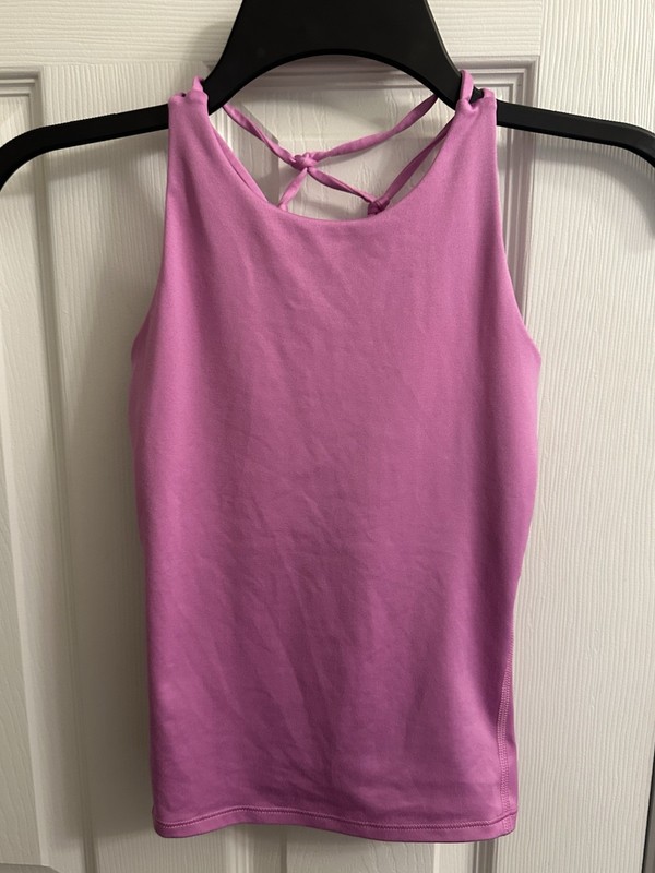 All In Motion Girls Kids Size 8 Pink Athletic Sleeveless Tank Top Shirt Summer