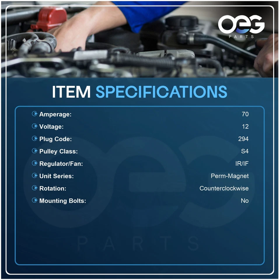 Alternador nuevo para Honda Civic del Sol L4 1.6L 93-95 100211-9770 101211-0250 Foto 3 de 4