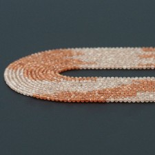 Orange Cat's Eye Round Faceted Beads, Sku U1760