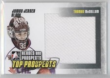 2009-10 ITG Heroes and Prospects Top Jumbo Jersey Black /60 Thomas McCollum 7a1