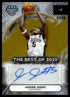 2025-26 Bowman's University Best GOLD Refractor Jamier Jones Auto /50 #BA-JO C68