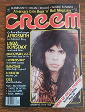 Creem Magazine Aerosmith Cover  RARE Steven Tyler cover