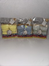 Vintage Humpty Dumpty Baby Bootie Socks 3 Pack 0-9 Months Made in USA New