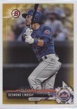 2017 Bowman Draft Gold 13/50 Desmond Lindsay #BD-142 0x1