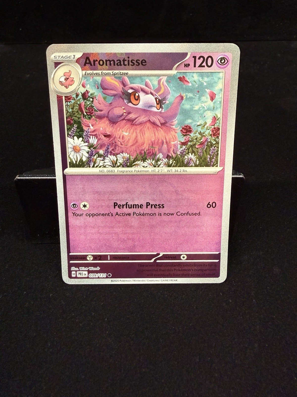 Aromatisse (Master Ball Pattern) 039/131 Sv: Prismatic Evolutions Holo NM