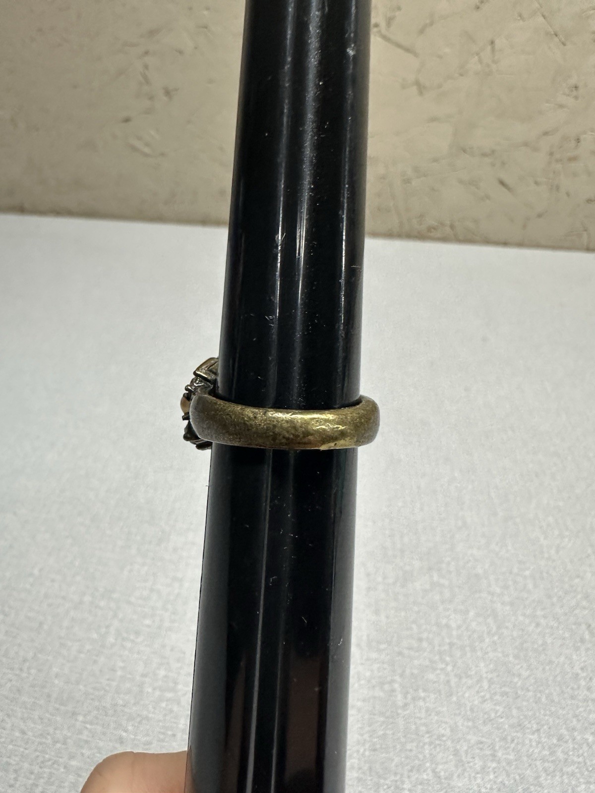 Stunning Solid Brass Ring With Multi-Colored Gems… - image 7