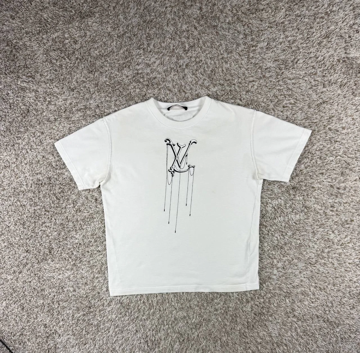 Louis Vuitton Short Sleeve White Shirts for Men for sale | eBay