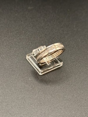 Unisex Silberring Ring Silber 925 خاتم فضة مطعم زيريكون ماركة بولغاري 