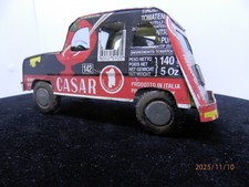 Renault 4L - R4 miniature auto en tôle 15 cm fait main Collection Vintage