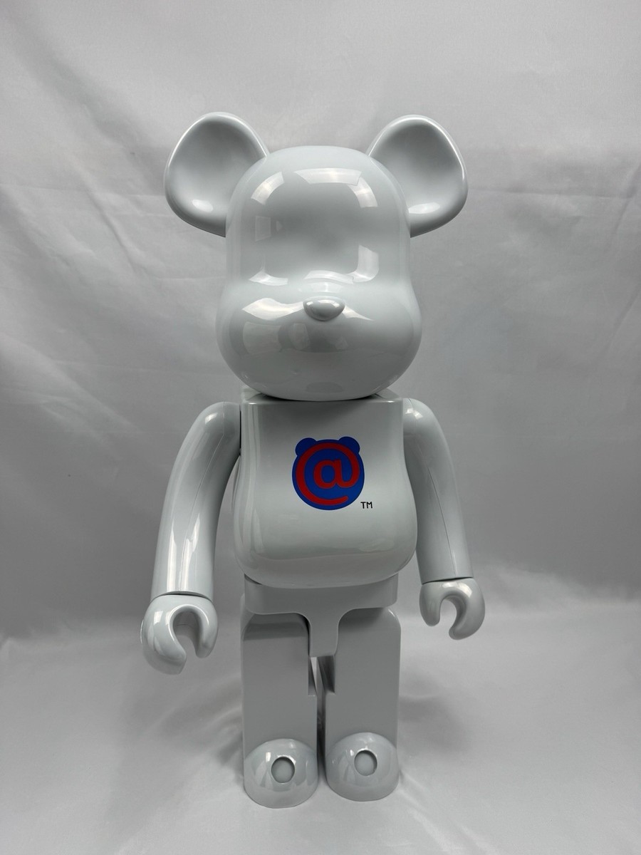 Medicom Toy Bearbrick 20th Anniversary 1st Model White Chrome 1000