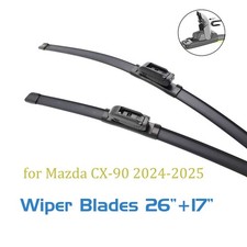 Replacement For Mazda CX-90 2024-2025 Windshield Wiper Blades 26 17 Front 2pc