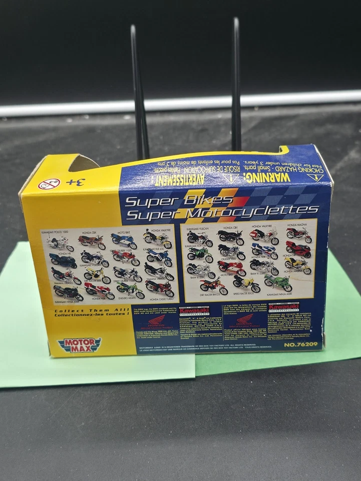 Motor Max Super Bikes No.76201 Honda Kawasaki - Escala 1:18 - En caja Foto 2 de 2