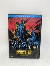 Streets of Fire DVD, 1984 CIB w/ Insert Michael Pare Diane Lane Cartoon Cover