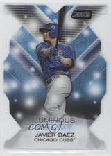 2015 Topps Stadium Club Triumvirate Luminous Javier Baez #T-4B Rookie RC 8p8