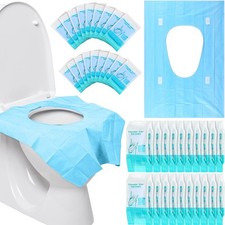 200 Pack Toilet Seat Covers Disposable Extra Large Individually Wrapped Toile...