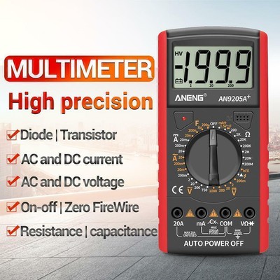 DT-9205A Digitalmultimeter AC / DC-Stromspannungsmesser-Widerstandstester Sale
