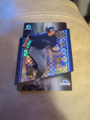 2014 Bowman Draft Ryan McMahon Xfractor /99 Die Cut Scout's Breakouts #BSB-RM 