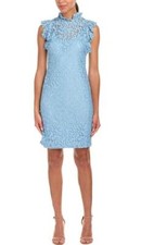 Alexia Admor 152264 Women's Lace Sheath Dress Halogen Blue Sz. XS