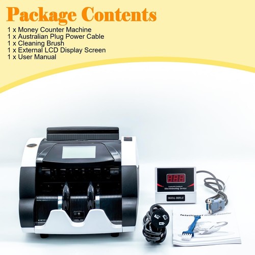 Money Counting Machine, Australian Money Counter Automatic Bill Counter Cash Cou - Picture 2 of 9