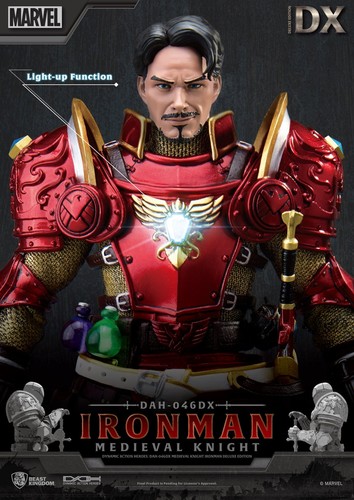Cavaliere medievale Iron Man DAH-046DX Modellino dinamico 8 azioni - Foto 4 di 9