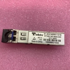 Tellabs 81.SOC48SR1131S RTXM 192-404-C43 Network Transceiver SFP SMF 2.5Gbps