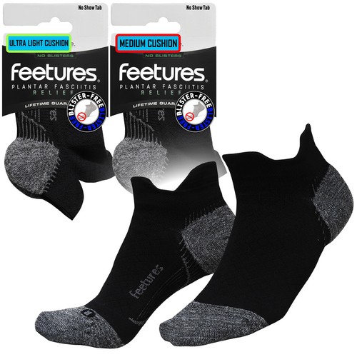 Feetures Ultimate Compression Pro Plantar Fasciitis Blister Free Socks Black NST - 第 3/25 張圖片