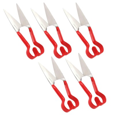 5 Pcs Hand Shears For Sheep Shearing, Single Bow Heavy Duty Onion/sheep Shear