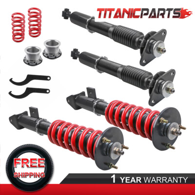 Set(4) Full Coilovers Struts Shocks For Chrysler 300C Dodge Charger Challenger