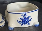 Viana do Castelo Portugal Art Pottery Cat Lidded Trinket Box covered Dish — photo 9