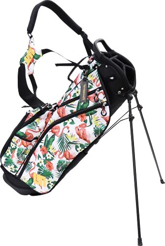 LOUDMOUTH LM-CB0010 8.5 type stand Golf bag lightweight Flamingo