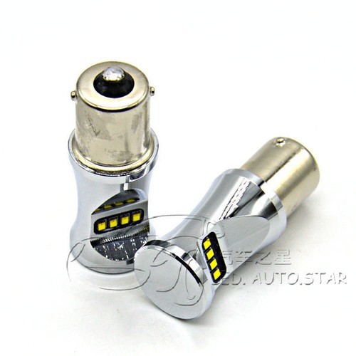 2x P21W CANBUS White Car Turn Signal Rear Light PHILIPS LEDs 1156 BA15S 382 80W - Picture 8 of 10