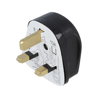 Schwarzer Gummistopfen, 13 Ampere