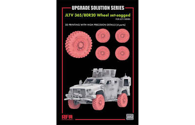 Ryefield 1/35 Ryefield Wheel set-sagged for JLTV (Total 4 3d printed wheels)