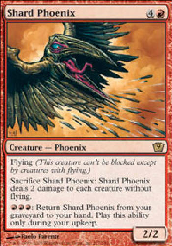SHARD PHOENIX X4 4X MTG 9th Edition Magic the Gathering Cards DJMagic