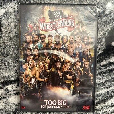 WWE: WrestleMania 36 DVD 2020 Fire Wrestlers Too Big for Just one