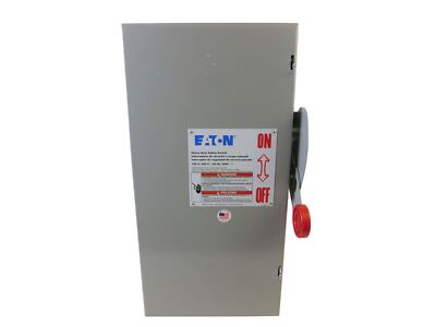 Eaton NSB DH363UGK Safety Switches DH 3P 100A 600V 50/60Hz 3Ph Non Fusible 3Wire