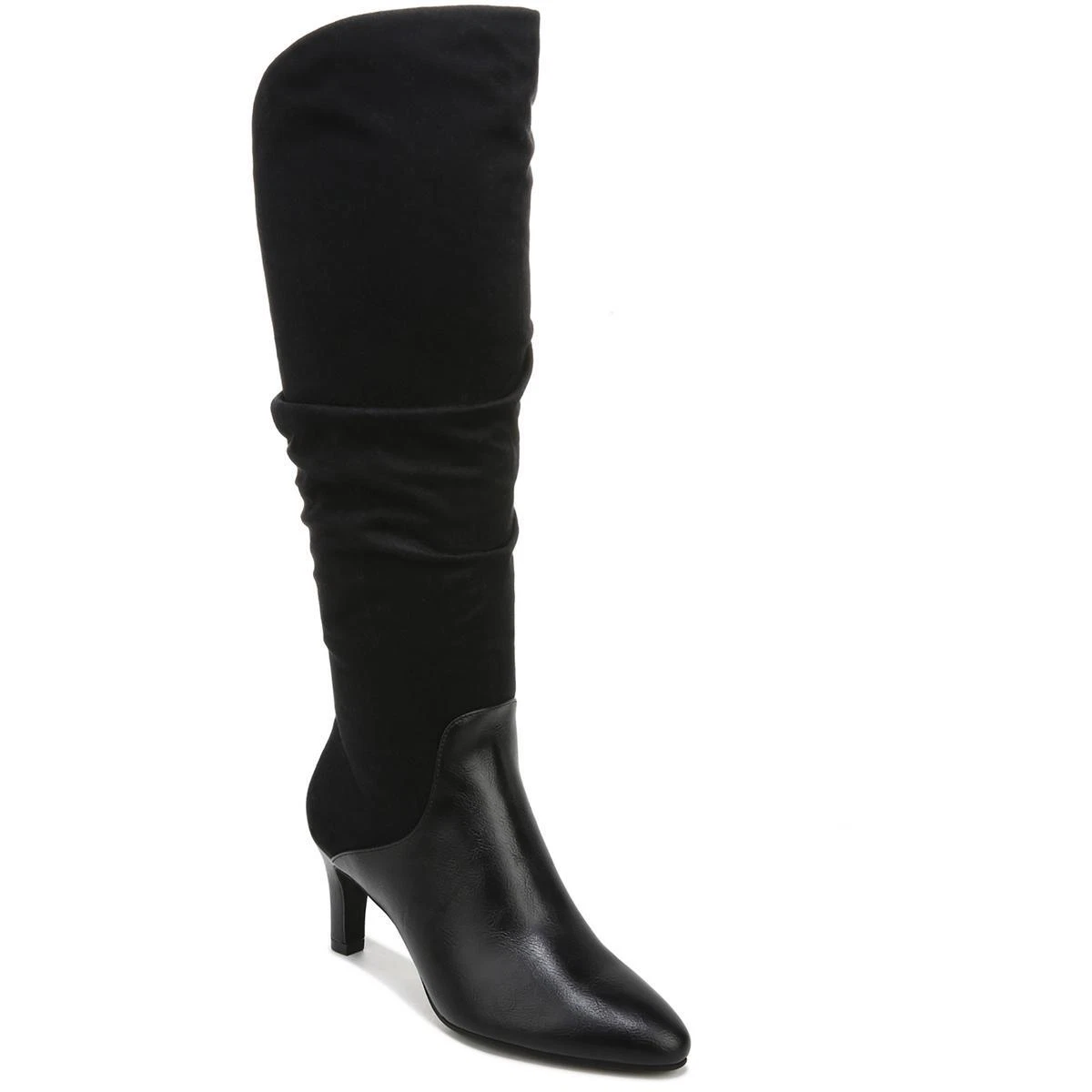 LifeStride Womens Glory Wide Calf Knee High Boots Shoes BHFO 7335