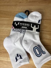 Messi Collection Cushioned Crew Socks 6 Pairs Men  s Size 6-12