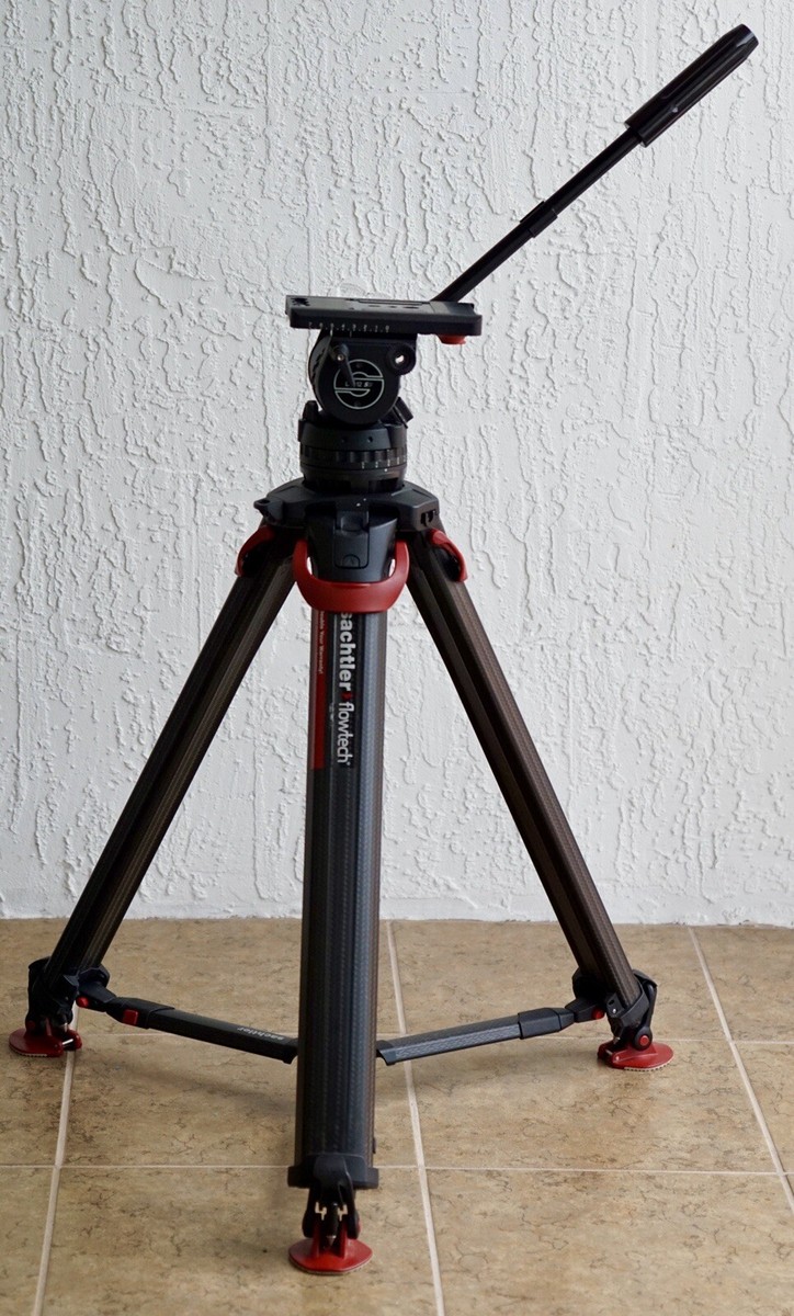 Sachtler Carbon Fiber Tripod-mid level spreader- DVSB12 100mm ball