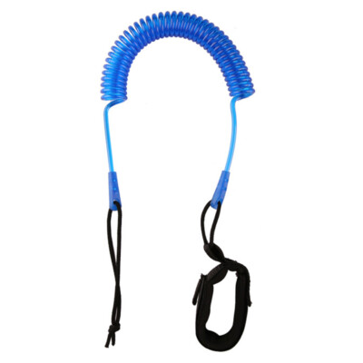 10 Feet Coiled Leash Leg Rope for Surfing Board Stand Up Paddle Board Surfboard 
