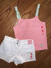 Gymboree NWT Sz 4 Tennis Top  White Shorts Mixed Doubles