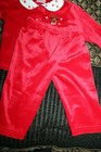 Velvet infant Reindeer outfit Holiday Christmas 3 piece w/hat 6-9 mos. Brand New — photo 6